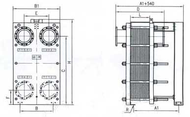 br1.3板式热交换器结构